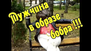 Звонок в полицию. Мужчина в образе бобра !!!