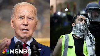 'There is no place for hate speech': Biden addresses campus protests