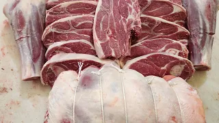 Butchering A Lamb Shoulder (Boneless Rolled Roast, BBQ Chops, Bone In Roast)