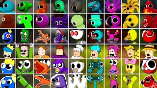 New Rainbow Friends ALL PHASES But Everyone Sings It 🎶 FNF New Mod (Roblox Rainbow Friends)