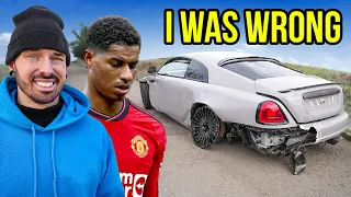 THE TRUTH ABOUT MARCUS RASHFORD'S WRECKED ROLLS ROYCE WRAITH