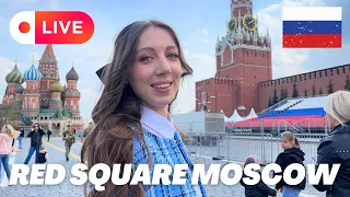Moscow Russia Today 🇷🇺 Red Square Walk LIVE 🔴