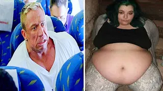 Angry Man Mocks Woman On Plane, Doesn't Realize Who’s Behind Him !