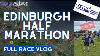 Edinburgh Half Marathon | Race Day Vlog | Running | Review | Sports Nutritionist Scotland | EMF2022