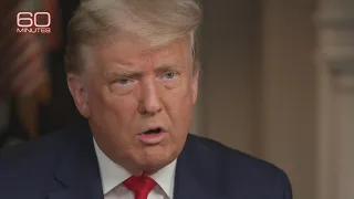 President Trump cuts interview short with 60 Minutes