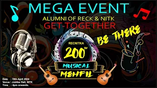 RECNITKA - 200th Special Global Musical Mehfil