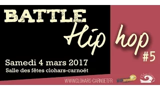 FINALE Hip Hop Battle B2C#5 Clohart Carnoët - Thomas/B'valgor vs Flownet - ADBoy