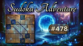 Sudoku Adventure #477 - "Onderscheppingdijk" by rockratzero