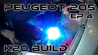 Projects Garage: K20 Peugeot 205 Ep.4 // Fixxing mistake & Gussets