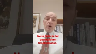 Falle in der gesetzlichen Krankenversicherung bei Beitragserhöhung.  Zum Beispiel AOK , BKK. Shorts