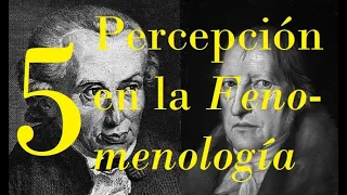 La percepción en la Fenomenología | Idealismo alemán (5/13)