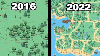 Evolution of the PonyTown Map (2016 - 2022)