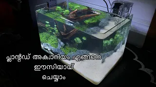 Nano planted aquarium setup malayalam