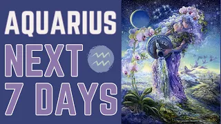 AQUARIUS♒️ READY OR NOT🤭UR LIFE IS CHANGING IS A BIG BIG WAY🤩🥰 DIVINE BLESSINGS😇🔮 NEXT 7 DAYS