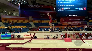 CHEN Yile (CHN) - 2018 Artistic Worlds, Doha (QAT) - Qualifications Balance Beam