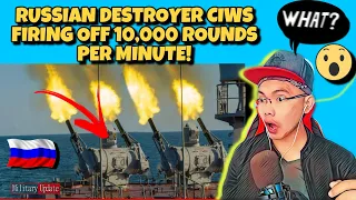 RUSSIANS DESTROYER CIWS FIRING OFF  10,000 ROUNDS PER MINUTE-HUNTER KILLER [HD] 🇷🇺 (REACTION)