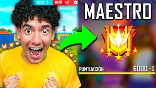 TheDonato LLEGA A RANGO MAESTRO POR PRIMERA VEZ EN FREE FIRE DE LA FORMA MAS EPICA QUE EXISTE 😱🔥