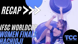 Recap Women Boulder Finals | Hachioji | IFSC Worldcup 2023