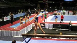 Amelia Hundley - Balance Beam - 2012 Kellogg's Pacific Rim Championships Podium Training