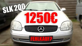 DIE 1250€ KATASTROPHE! Mercedes SLK 200 R170