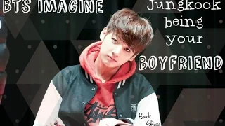 BTS Imagine: Jungkook being your boyfriend | Busy boyfriend