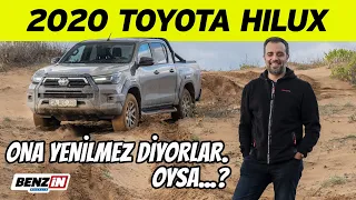 Toyota Hilux test sürüşü 2020 | Ona yenilmez diyorlar, oysa? | 4K