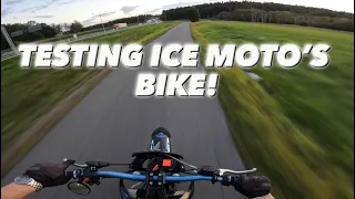 TESTING OUT ICE MOTOS TUNED BIKE! (Stunt-day)