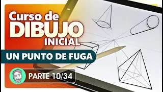 Curso de Dibujo Inicial | 10. Perspectiva 1 punto de fuga