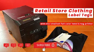Clothing Label Tag printer for Retail Store
