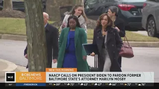 NAACP calls on President Biden to pardon ex-Baltimore prosecutor Marilyn Mosby