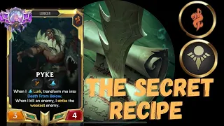 Pyke Rek’Sai Deck | Pyke’s Secret Recipe | Legends of Runeterra| Elite4in1| Master| Lurk |Bandlewood