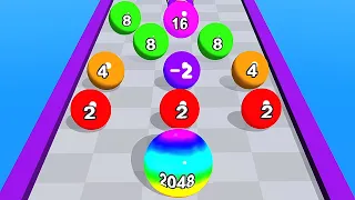 MAX LEVELS 2048 Ball 🍀💥: All Levels Gameplay Walkthrough Android ,iOS New Update #gameplay