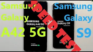 Samsung Galaxy A42 5G vs Samsung Galaxy S9 - SPEED TEST + multitasking - Which is faster!?