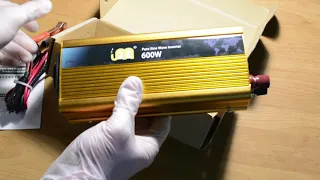 Инвертор Pure Sine Wave Inverter 600W. Профессиональный инженерный обзор данного инвертора. Часть 1.