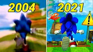 Evolution of Sonic Dash (2004-2021)