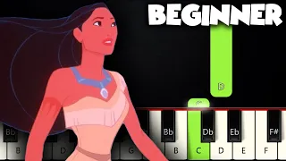 Colors Of The Wind - Pocahontas | BEGINNER PIANO TUTORIAL + SHEET MUSIC by Betacustic