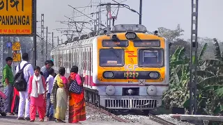 Modern 3-Phase ICF Medha Barddhaman-Howrah EMU Local Arrive & Departed Quickly | Eastern Railways