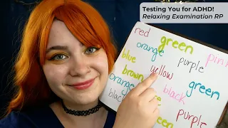 🩺 Testing You for ADHD! Relaxing Examination 🌟 | ASMR Soft Spoken Medical RP