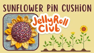 Sunflower pin cushion ***Free Pattern***