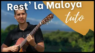 Rest’ la Maloya - Alain Peters 🇷🇪 - Tuto Maloya guitare 🎸 - Cours de Guitare complet avec Tablatures