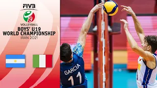 ARG vs. ITA - Full Final 5-6 | Boys U19 Volleyball World Champs 2021