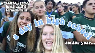 HIGH SCHOOL VLOG (and football game//senior szn)