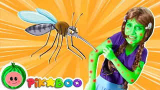 Zombie VS Mosquito | Zombie Itchy song | PikaBoo Kids Songs and Stories