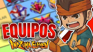 Los MEJORES EQUIPOS de INAZUMA ELEVEN (TIER LIST) ⚡