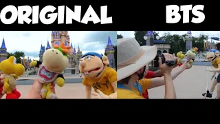 SML Movie: Jeffy and Junior Sneak Out! BTS and Original Side By Side!