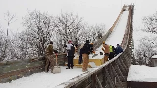 Preparing Giant Pine Mountain Ski Jump | Jason Asselin