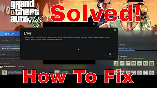 Rockstar Games Launcher "error failed to connect to games library service" solved