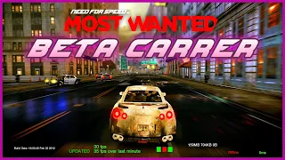 NFS Most Wanted 2012 Beta Build: Carrer Mode | Full Playthrough