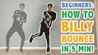 How To Do The Billy Bounce EASY (Step By Step For Beginners) | Basic Moves Dance Tutorial #37