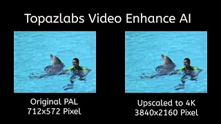 Topazlabs Video Enhance AI, mini DV Pal to 4K Upscale